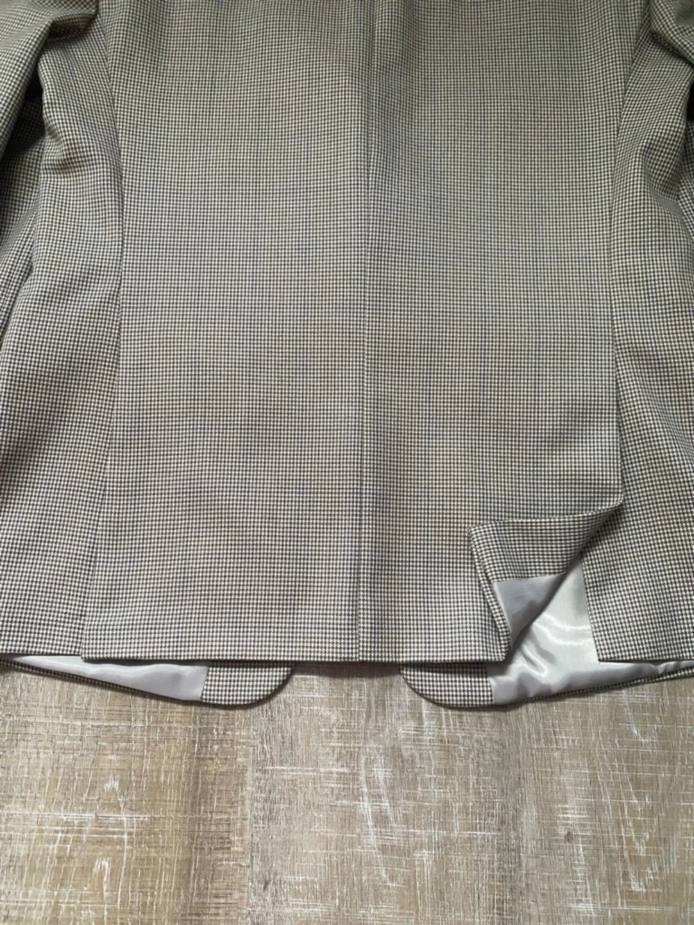 Michael Kors Men’s Blazer Sport Coat 40R Houndstooth Plaid Suit Jacket Classic